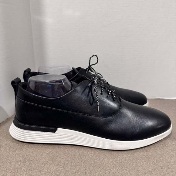 Wolf Shepherd Men's Black Crossover Leather Dress Shoes Size 13